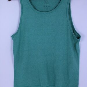 0311-Fruit of the Loom Green Tank Top | Size M